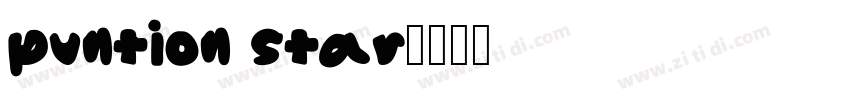 puntion star字体转换